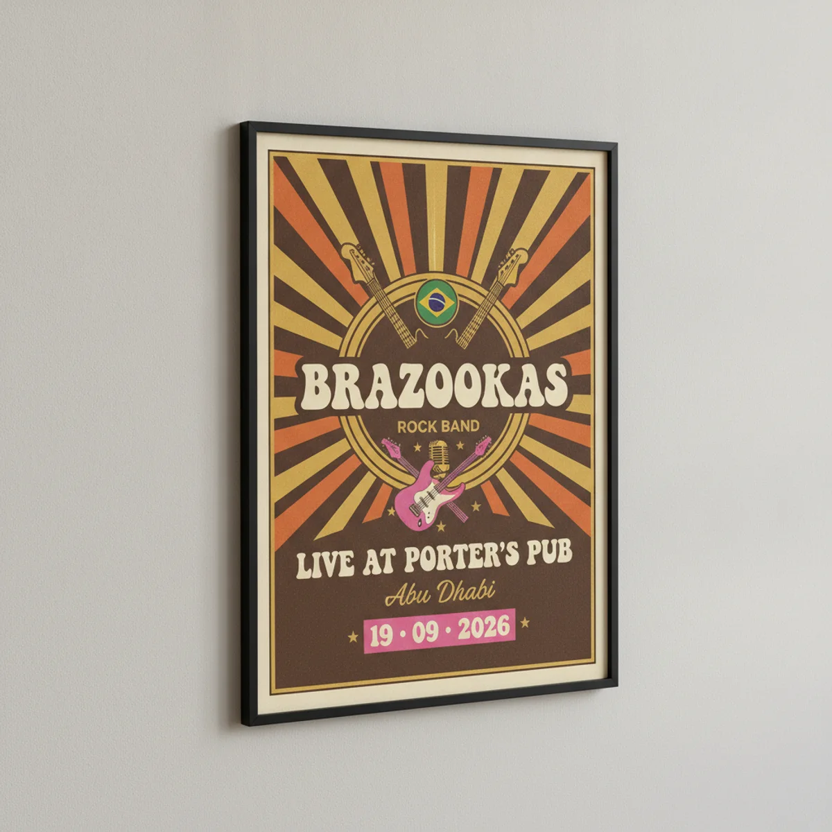 Porter's Pub Gig Poster